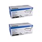 Brother TN-750 Black High Yield Toner Cartridge, 2/Pack   (TN7502PK)