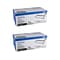 Brother TN-750 Black High Yield Toner Cartridge, 2/Pack   (TN7502PK)