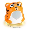 GOgroove Mini Cute Animal Battery Powered Portable Speaker with LED Night Light (Tiger Pal Jr) (4496409)