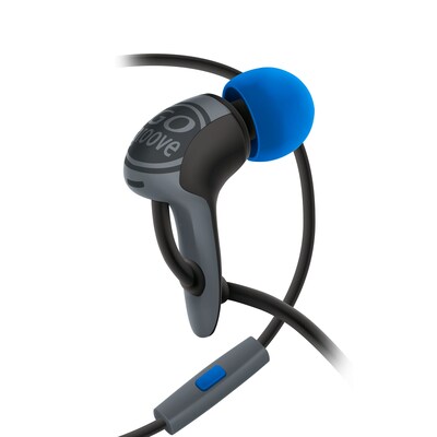 GOgroove AudiOHM Stereo Headphones, Blue (GGAOHDX100BLEW)