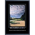SECO®  Stewart Superior Determination Framed Motivational Poster, 21.5 x 29, Black Frame (MPI1003)