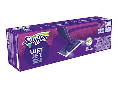 Swiffer WetJet Mopping Kit, 10 Mopping Pads, 6 Heavy Duty & 4 Original (49886)