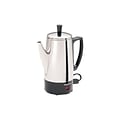 Presto 6 Cups Automatic Coffee Maker, Stainless Steel (02822)