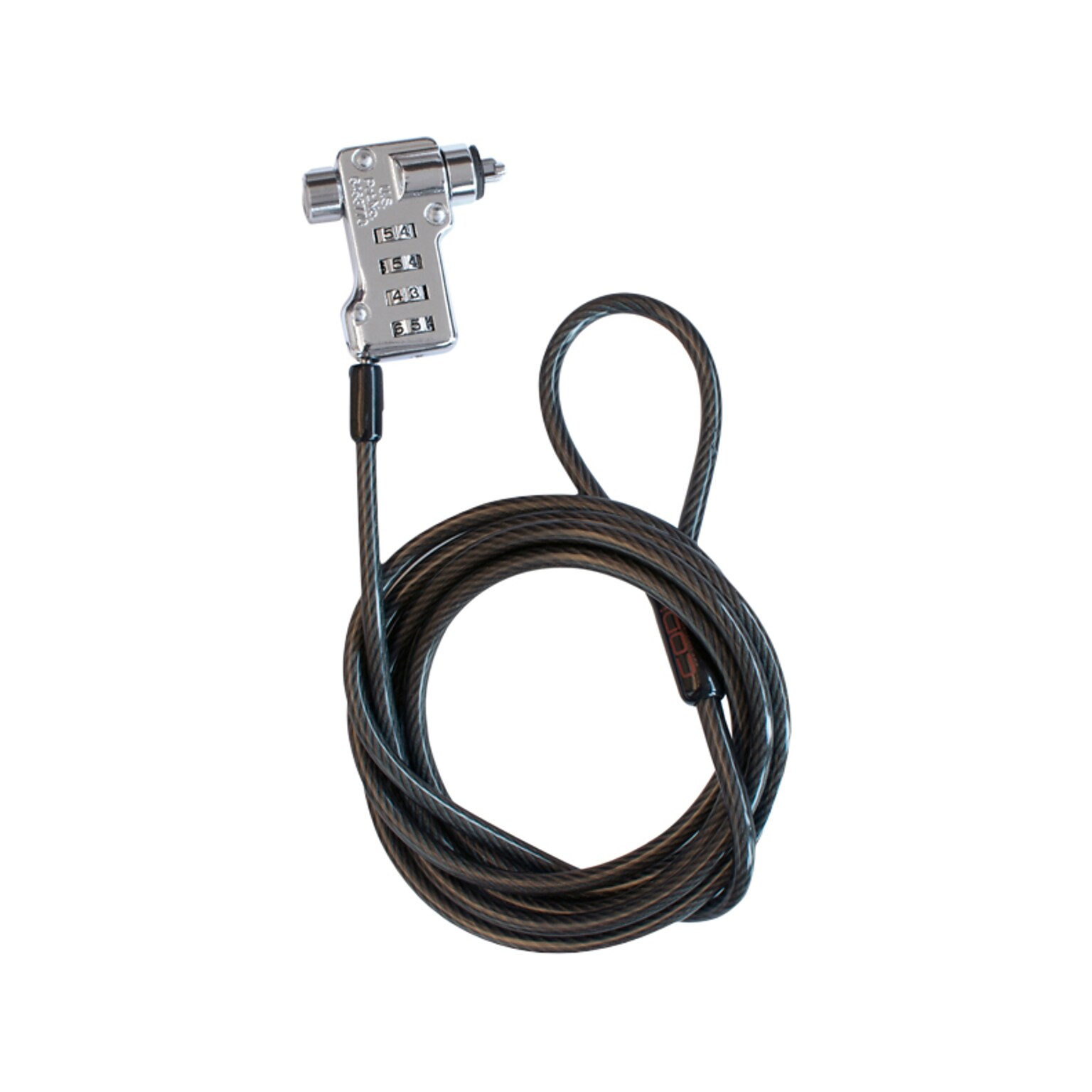 CODi 4-Digit Combination Cable Lock for Desktops/Mobile Devices, 6 ft. (A02003)