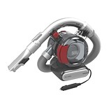 Black & Decker Auto Flex Handheld Vacuum, Bagless, Red/Gray (BDH1200FVAV)