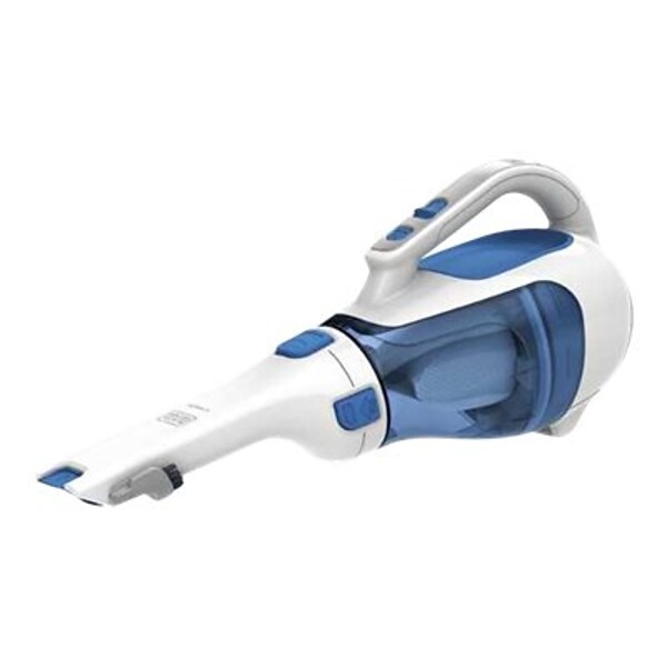 BLACK+DECKER CHV1410L Handheld Vacuum with Pivoting Nozzle - Blue/White 