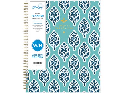 2021 Blue Sky 8.5 x 11 Planner, Sullana, Multicolor (110569-21)