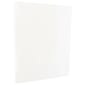 JAM Paper 80 lb. Cardstock Paper, 8.5" x 11", White Glossy, 250 Sheets/Pack (1034702)