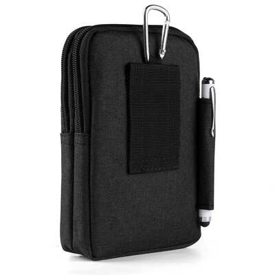Black Universal Utility Travel Waist Pouch Carrying Case