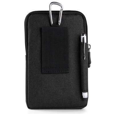Black Universal Utility Travel Waist Pouch Carrying Case