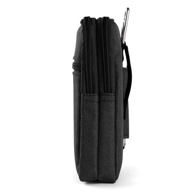 Black Universal Utility Travel Waist Pouch Carrying Case