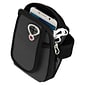 Black Neoprene Zipper Pouch Workout Exercise Armband for cellphone Universal