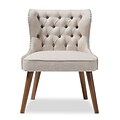Baxton Studio Scarlett 25.39 W x 24.02 D Accent Chair, Light Beige (7078-STPL)