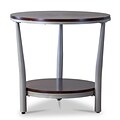 Baxton Studio Halo 23 W x 23 D Accent Table, Brown (6015-STPL)