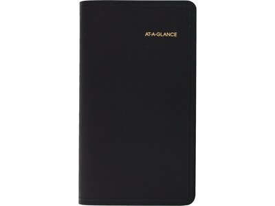 2021 AT-A-GLANCE 3.5 x 6 Pocket Planner, Black (70-064-05-21)