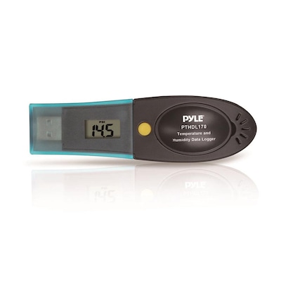 Pyle  Barometric Pressure, Temperature and Humidity USB Data-Logger, Gray (PTHDL170 )