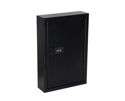 AdirOffice 40 Key Combination Lock Cabinet, Black (682-40-BLK)