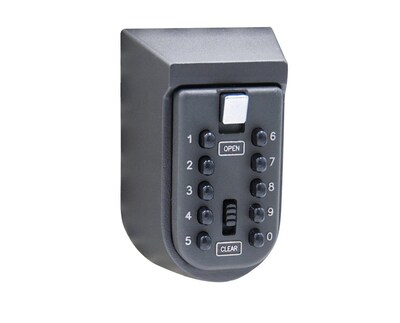 AdirOffice 5 Key Storage Box with Push Button Lock (685-01-BLK)