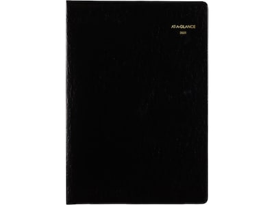 2021 AT-A-GLANCE 7 x 10 Planner, Black (7043205)