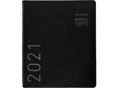2021 AT-A-GLANCE 9 x 11 Planner, Black (70-260X-05-21)