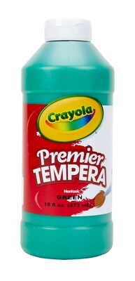 Crayola Premier Tempera Paint, Green, 16 oz. (54-1216-044)