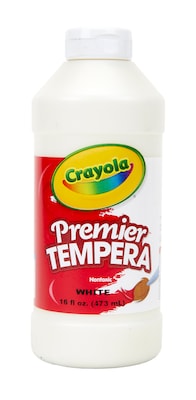 Crayola Premier Tempera Paint, White, 16 oz. (54-1216-053)
