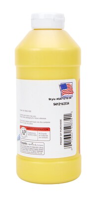 Crayola Premier Tempera Paint, Yellow, 16 oz. (1216-034)