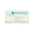Custom 1-2 Color Business Cards, Natural Fiber 80# Cover Stock, Raised Print, 2 Standard Inks, 1-Sid