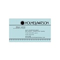 Custom 1-2 Color Business Cards, Blue Index 110# Cover Stock, Flat Print, 1 Standard Ink, 1-Sided, 2