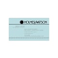 Custom 1-2 Color Business Cards, Blue Index 110# Cover Stock, Flat Print, 2 Standard Inks, 1-Sided,