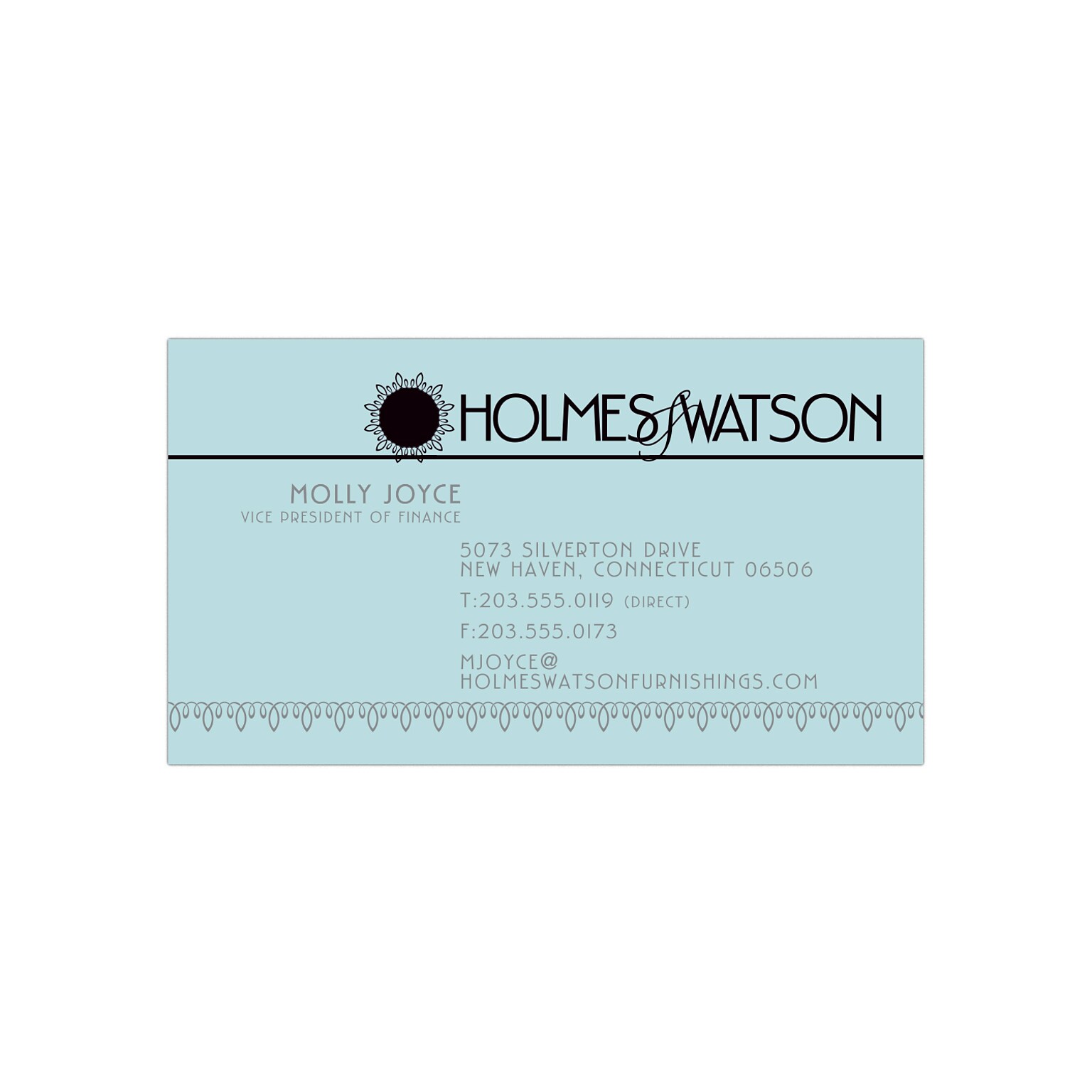 Custom 1-2 Color Business Cards, Blue Index 110# Cover Stock, Flat Print, 2 Standard Inks, 1-Sided, 250/PK