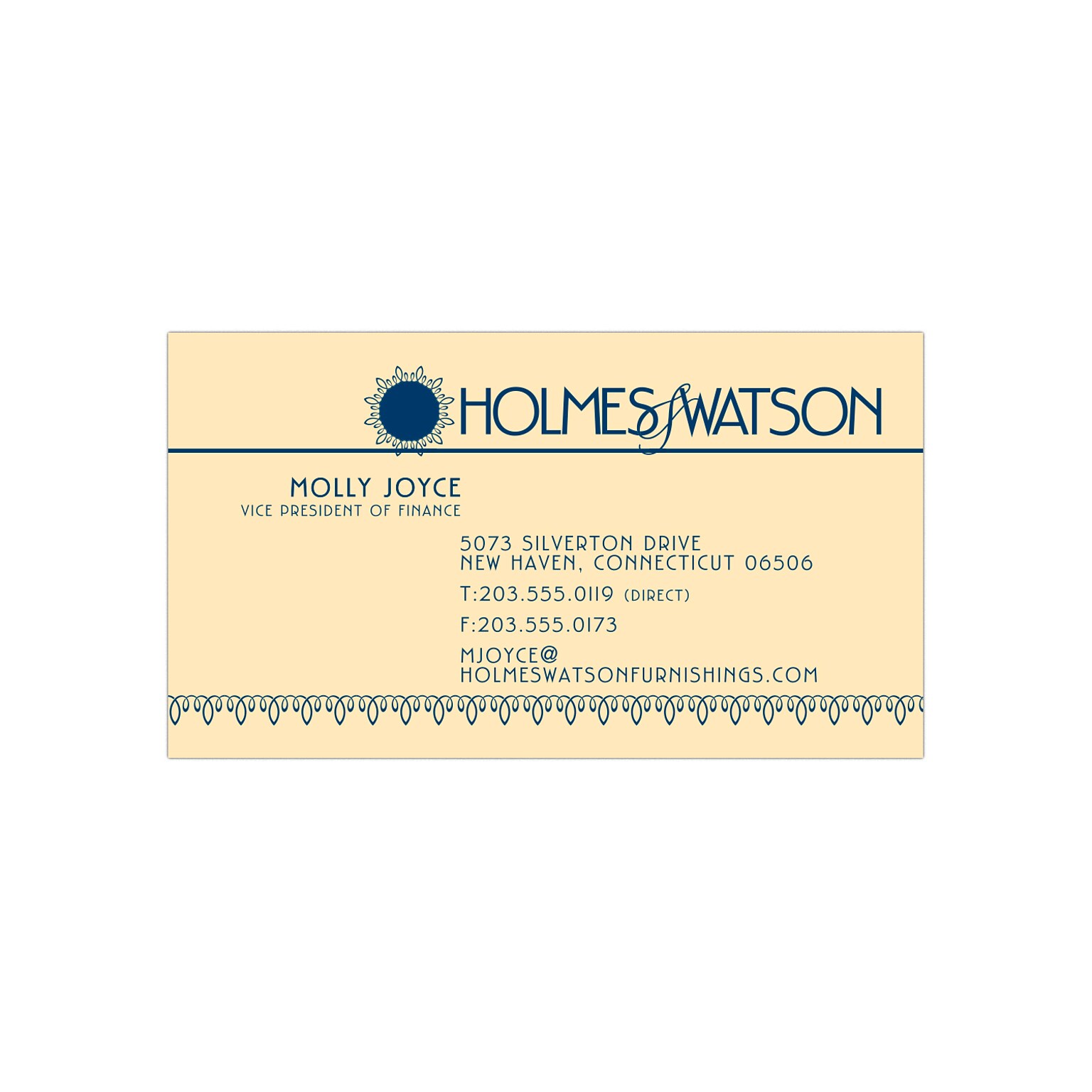 Custom 1-2 Color Business Cards, Ivory Index 110# Cover Stock, Flat Print, 1 Custom Ink, 1-Sided, 250/PK
