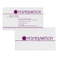 Custom 1-2 Color Business Cards, CLASSIC® Laid Antique Gray 80#, Raised Print, 1 Custom Ink, 2-Sided