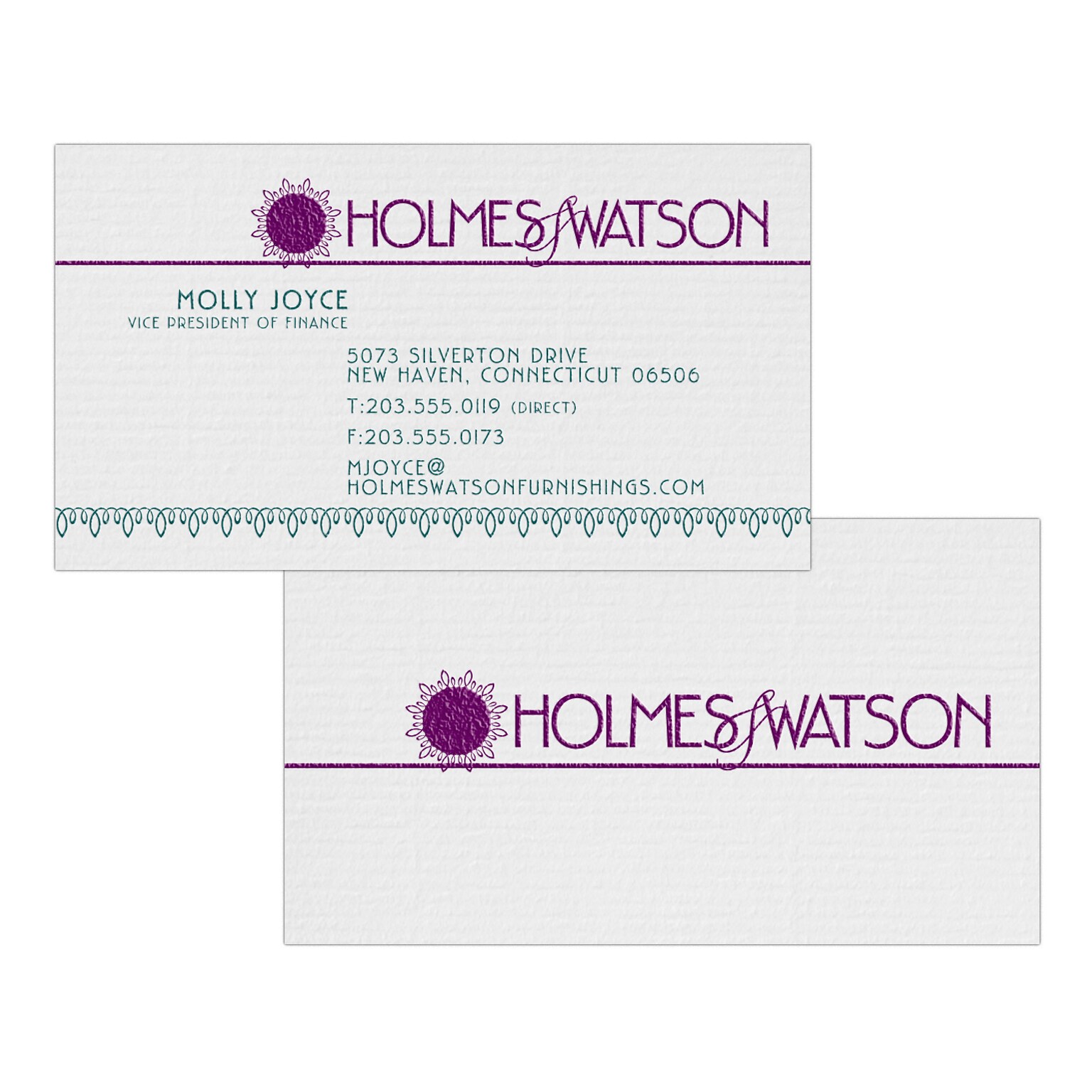 Custom 1-2 Color Business Cards, CLASSIC® Laid Antique Gray 80#, Raised Print, 2 Custom Inks, 2-Sided, 250/PK