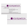 Custom 1-2 Color Business Cards, CLASSIC® Laid Antique Gray 80#, Raised Print, 1 Standard & 1 Custom