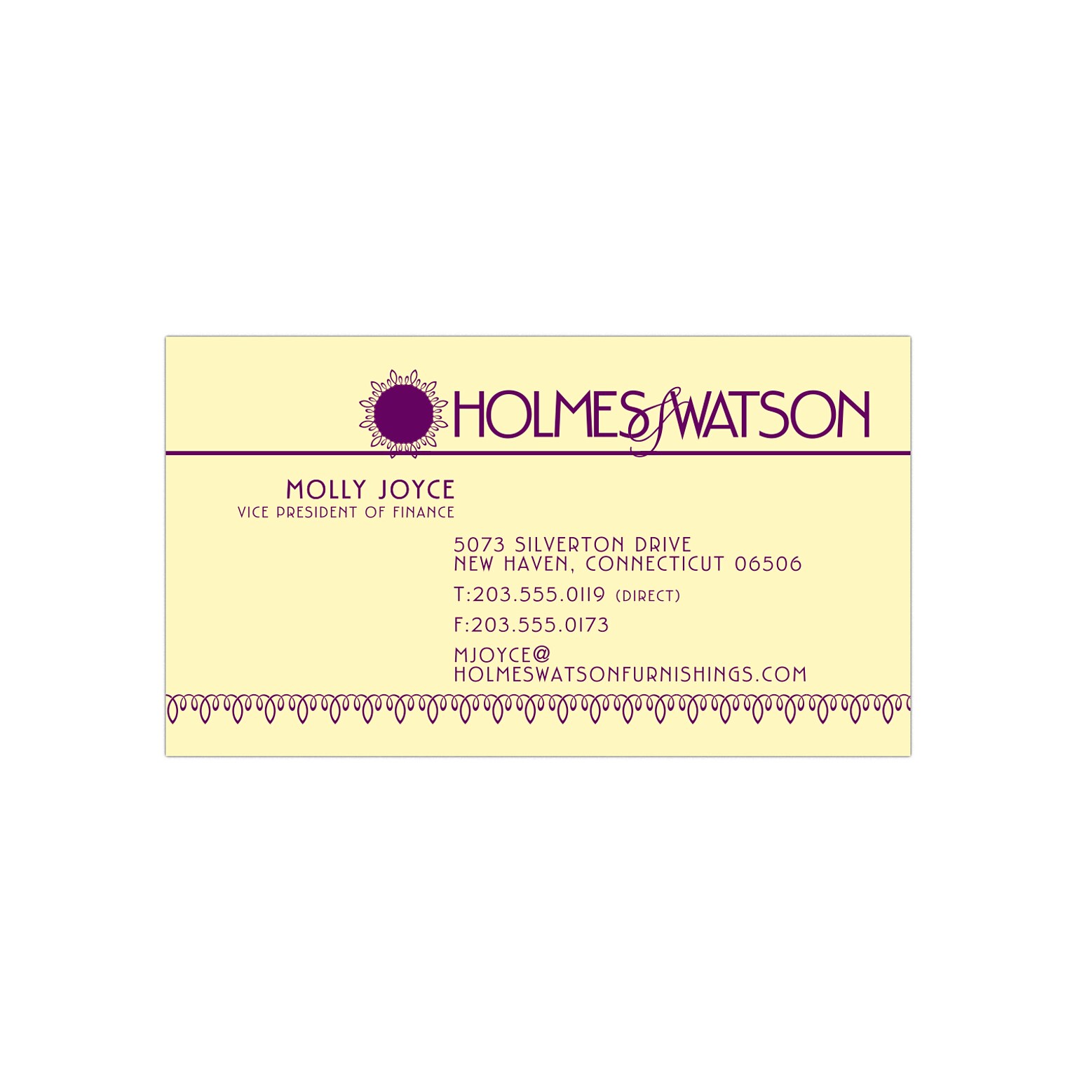 Custom 1-2 Color Business Cards, CLASSIC CREST® Baronial Ivory 80#, Flat Print, 1 Custom Ink, 1-Sided, 250/PK