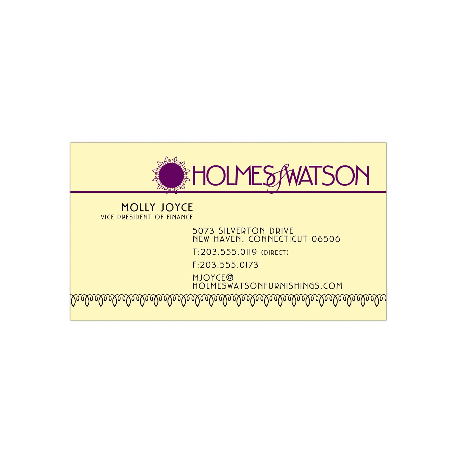 Custom 1-2 Color Business Cards, CLASSIC CREST® Baronial Ivory 80#, Flat Print, 1 Standard & 1 Custom Inks, 1-Sided, 250/PK
