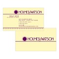 Custom 1-2 Color Business Cards, CLASSIC CREST® Baronial Ivory 80#, Flat Print, 1 Custom Ink, 2-Side