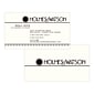 Custom 1-2 Color Business Cards, CLASSIC CREST® Natural White 80#, Flat Print, 1 Standard Ink, 2-Sided, 250/PK