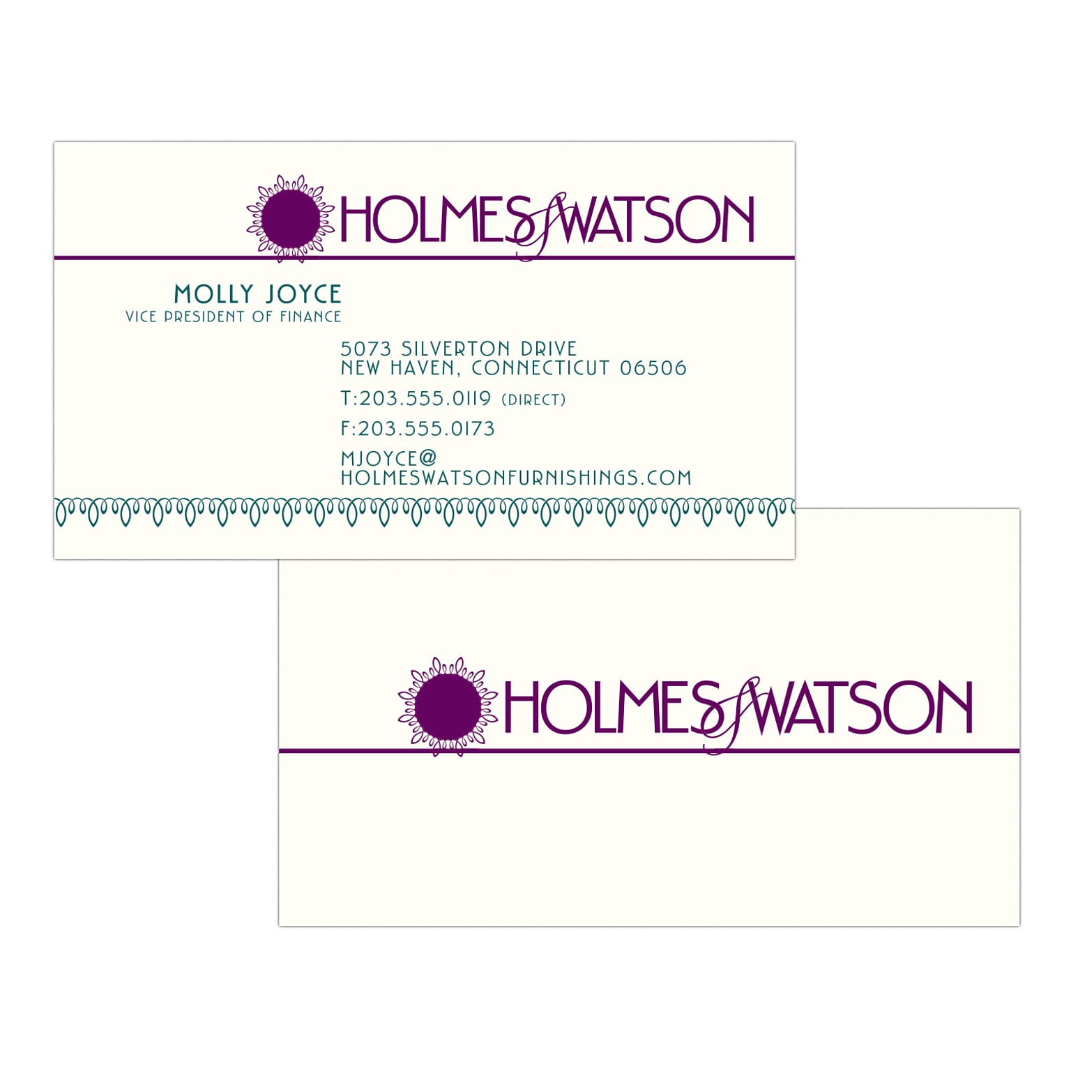 Custom 1-2 Color Business Cards, CLASSIC CREST® Natural White 80#, Flat Print, 2 Custom Inks, 2-Sided, 250/PK