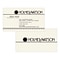 Custom 1-2 Color Business Cards, CLASSIC® Laid Natural White 80#, Flat Print, 1 Standard Ink, 2-Side