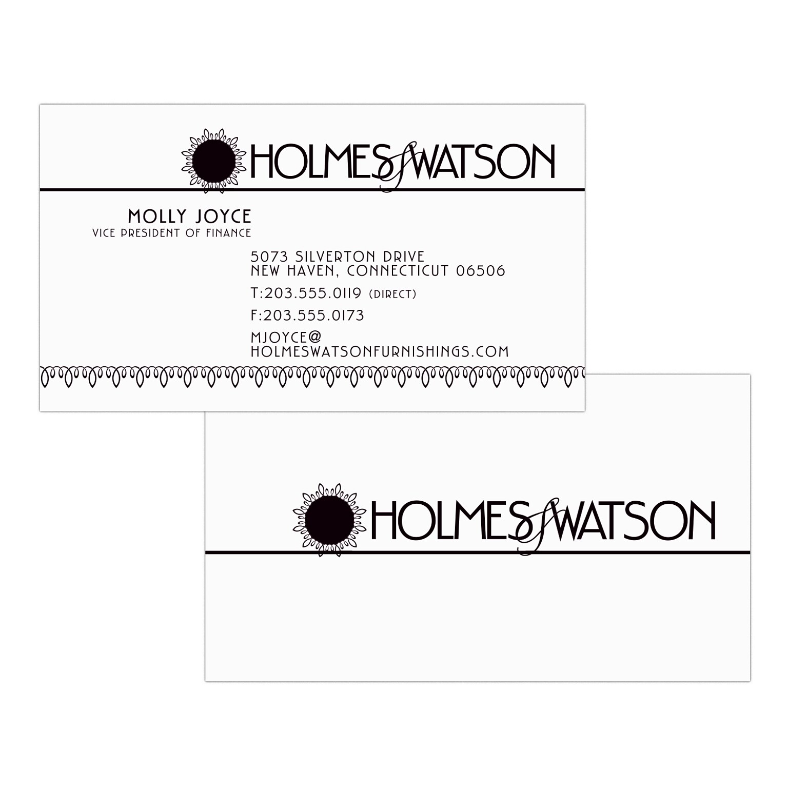 Custom 1-2 Color Business Cards, ENVIRONMENT® Ultra Bright White 80#, Flat Print, 1 Standard Ink, 2-Sided, 250/PK