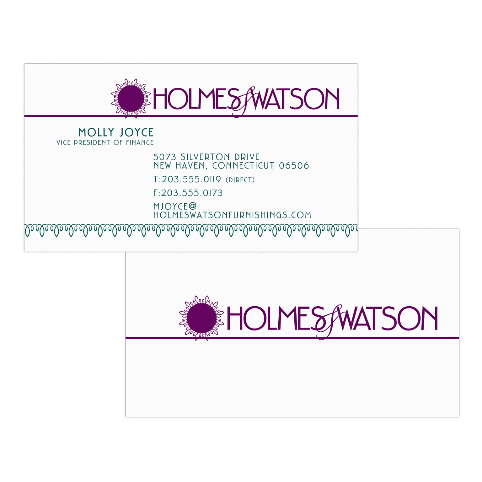 Custom 1-2 Color Business Cards, ENVIRONMENT® Ultra Bright White 80#, Flat Print, 2 Custom Inks, 2-Sided, 250/PK