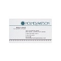 Custom 1-2 Color Business Cards, CLASSIC® Linen Solar White 80#, Flat Print, 1 Standard & 1 Custom I