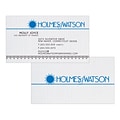 Custom 1-2 Color Business Cards, CLASSIC® Linen Solar White 80#, Flat Print, 2 Standard Inks, 2-Side