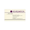 Custom 1-2 Color Business Cards, CLASSIC® Linen Natural White 80#, Flat Print, 1 Standard & 1 Custom