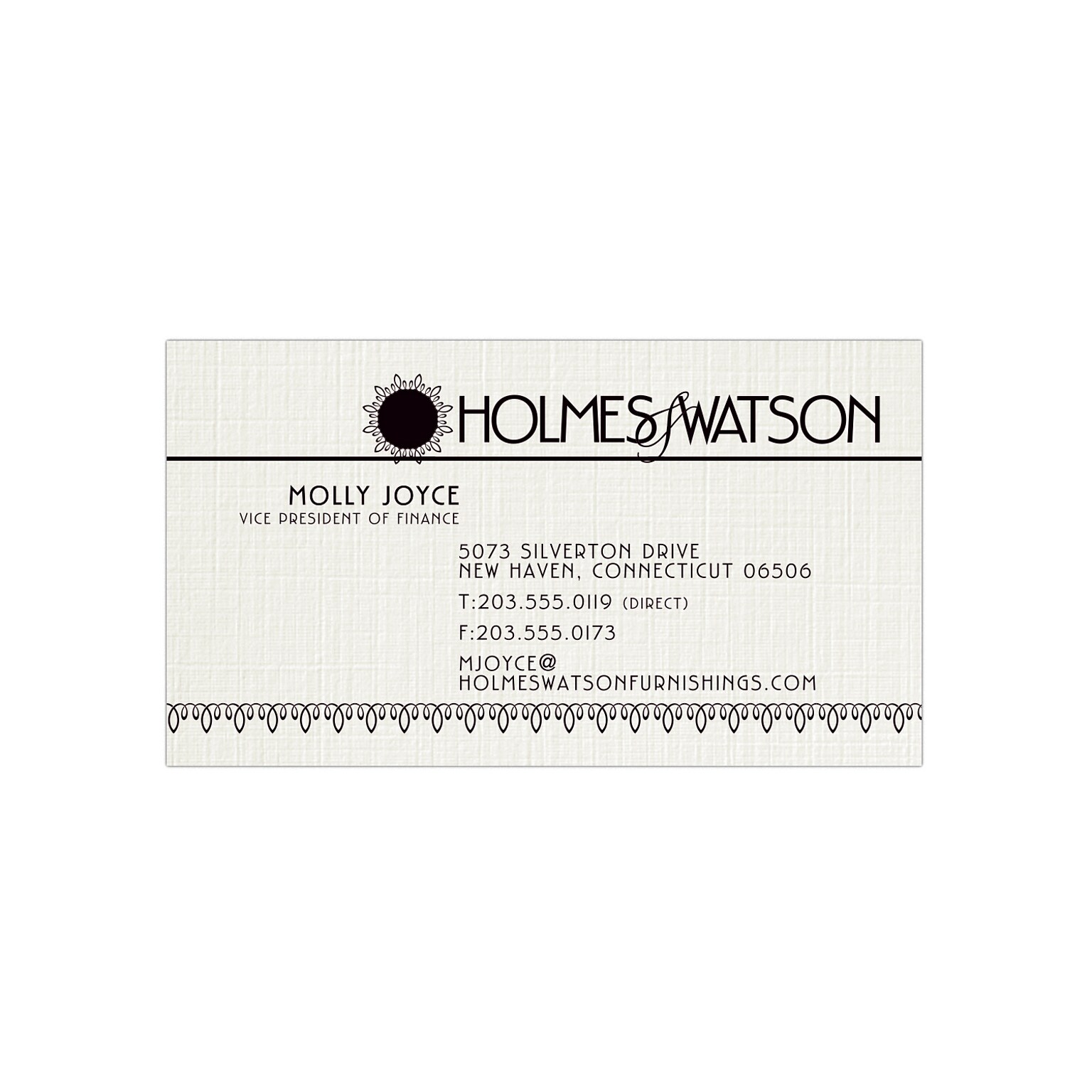 Custom 1-2 Color Business Cards, CLASSIC® Linen Antique Gray 80#, Flat Print, 1 Standard Ink, 1-Sided, 250/PK