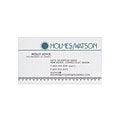 Custom 1-2 Color Business Cards, CLASSIC® Linen Solar White 100#, Flat Print, 1 Standard & 1 Custom
