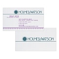 Custom 1-2 Color Business Cards, CLASSIC® Linen Solar White 100#, Flat Print, 2 Custom Inks, 2-Sided