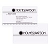 Custom 1-2 Color Business Cards, White 14 pt. Uncoated, Flat Print, 1 Standard Ink, 2-Sided